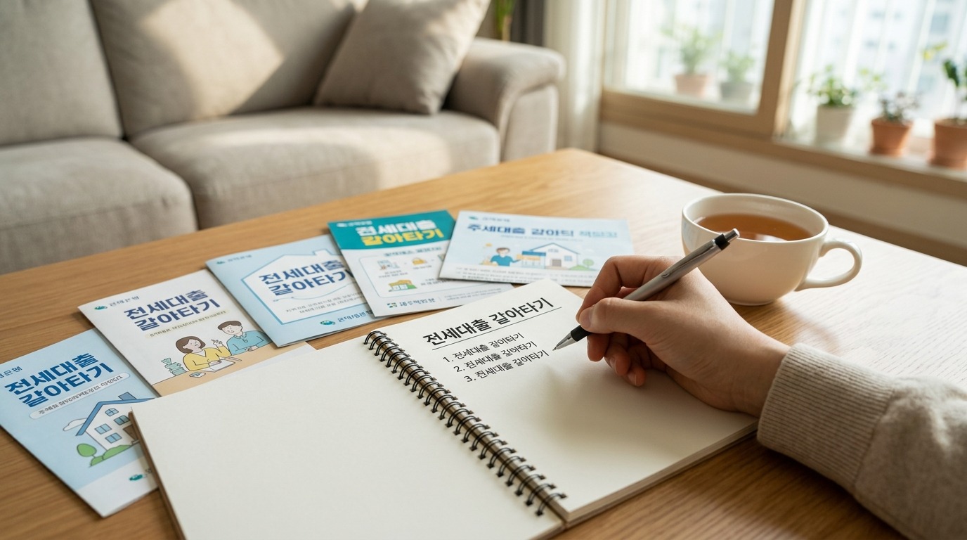 전세대출 갈아타기 방법 — 금리 낮추는 5단계 실전 가이드 (2026년)