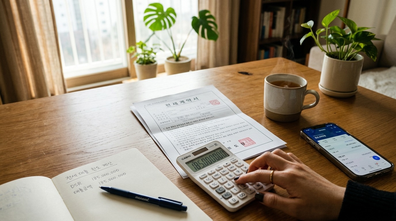 전세 자금 대출 한도 계산기