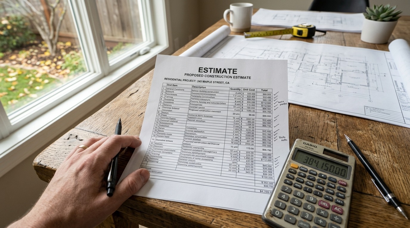 다가구 주택 건축 비용 견적