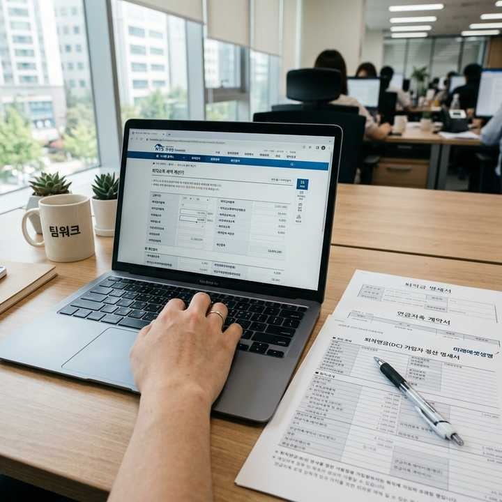 퇴직 연금 수령 방법 및 세금