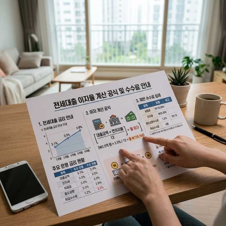 2026 전세대출 금리비교 은행별