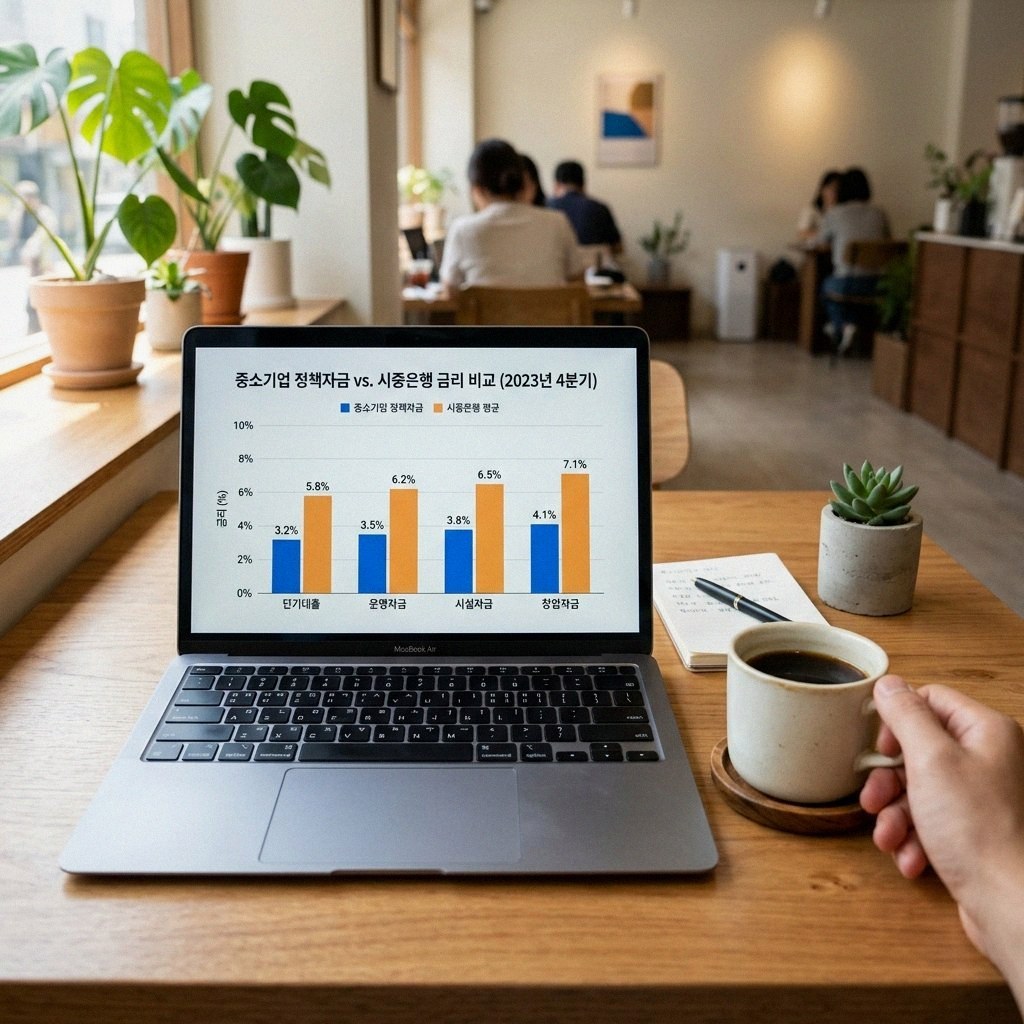 중소기업 정책자금 금리 조건 비교