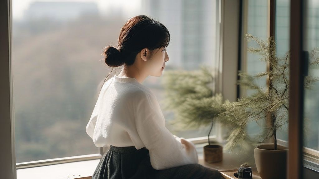 한국 가계 재정 상황을 분석하는 30대 한국인 남성