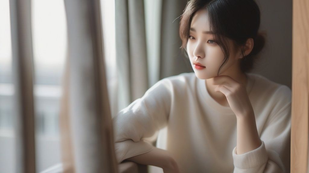 연말정산 서류를 검토하는 한국인 직장인