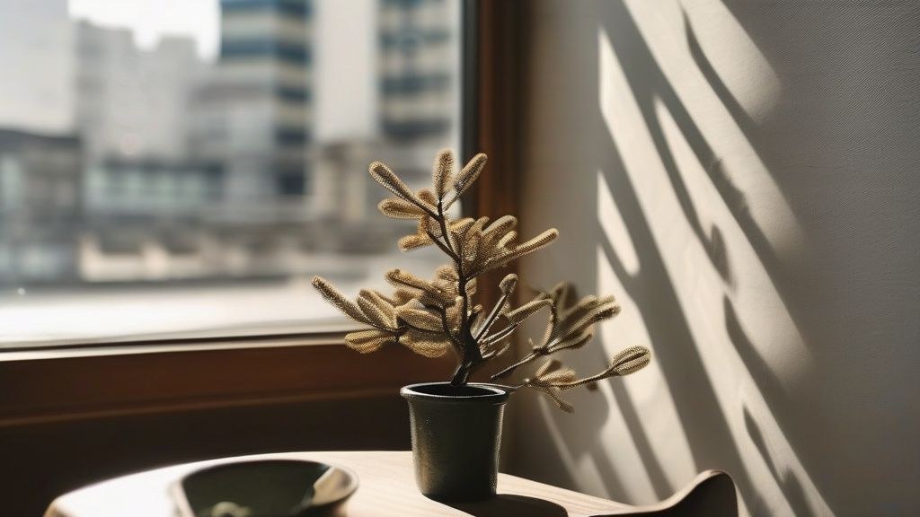 한국 가정집 책상에 놓인 노트북과 AI 글쓰기 도구 화면